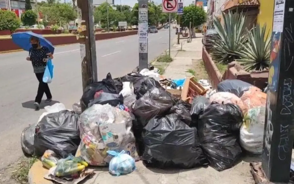 Montones de basura invaden la ciudad de Oaxaca a 5 días de la Guelaguetza - ZMG Noticias