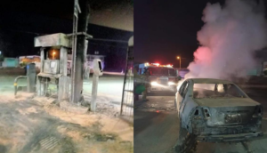 Comando incendia gasolinera y vehículo en Zitácuaro, Michoacán - ZMG Noticias