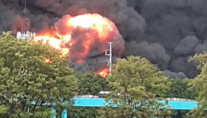 Tras 24 HRS de trabajo, liquidan incendio en fábrica