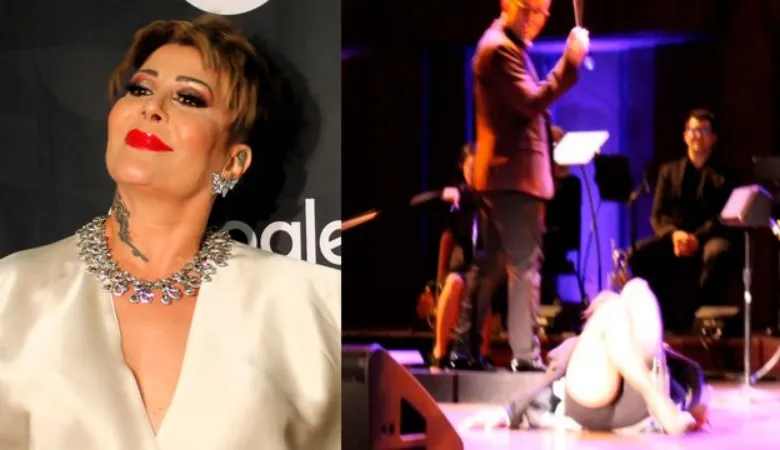 Alejandra Guzmán se fractura pie en pleno concierto (video) - ZMG Noticias
