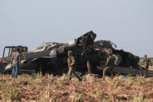 Por falta de combustible cayó helicóptero de la Marina