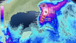 Ian se eleva a categoría 4 con vientos sostenidos de 250 km/h