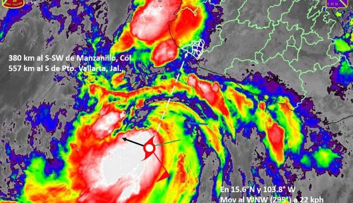 Kay podría convertirse en huracán durante la noche o mañana del martes: SMN - ZMG Noticias