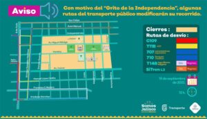 Desde las 18 y hasta las 23 horas actividades de Festejos Patrios en el centro de Guadalajara - ZMG Noticias