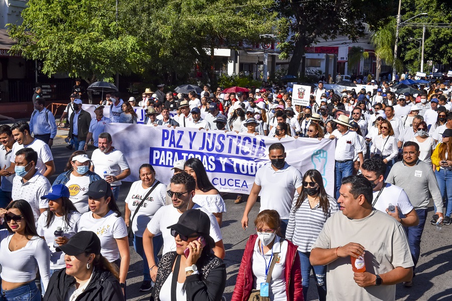Realiza Universidad de Guadalajara Marcha por la Justicia y la Paz - ZMG Noticias