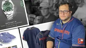 Hijo de AMLO presume caro reloj en juego de beisbol
