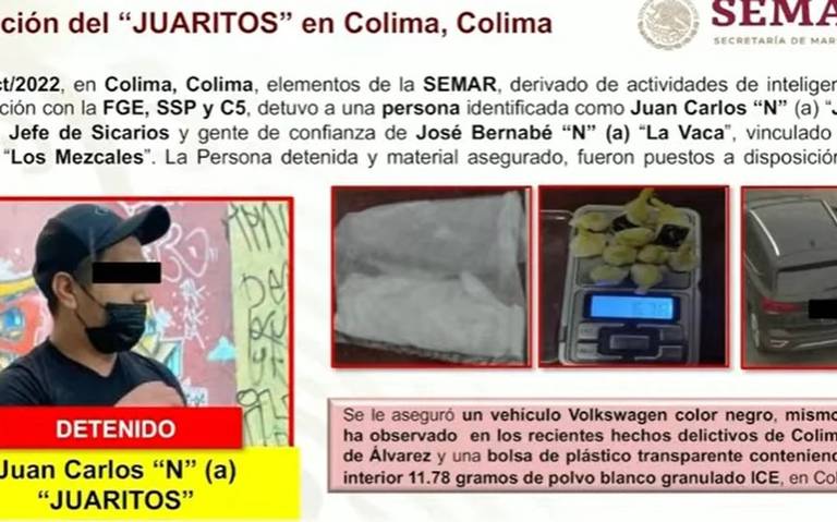 Fiscalía de Colima detiene a ”El Juaritos” - ZMG Noticias Fiscalía de Colima detiene a ”El Juaritos” - ZMG Noticias