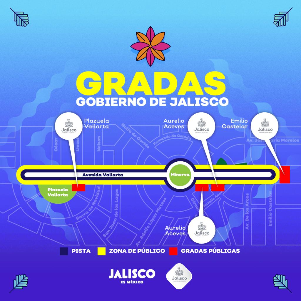 Recorrido del Checo Pérez podrá disfrutarse gratuitamente desde gradas - ZMG Noticias