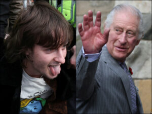 Reciben a huevazos al Rey Carlos III en York (videos)