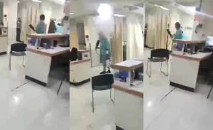 Paciente agrede con extintor a personal del IMSS (video) - ZMG Noticias