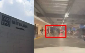 Persiguen, balean y detienen a ladrón en centro comercial de la CDMX (video)
