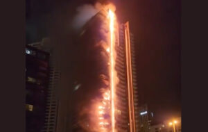 Se incendió la Torre Emmar en Dubai (video)