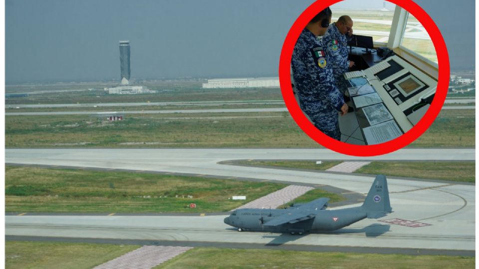 Con radio y un teléfono controlan los vuelos del AIFA - ZMG Noticias Con radio y un teléfono controlan los vuelos del AIFA - ZMG Noticias