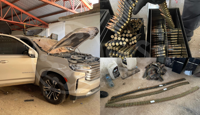 FGR asegura más de tres mil 600 cartuchos en El Colorado, Puerto Vallarta.