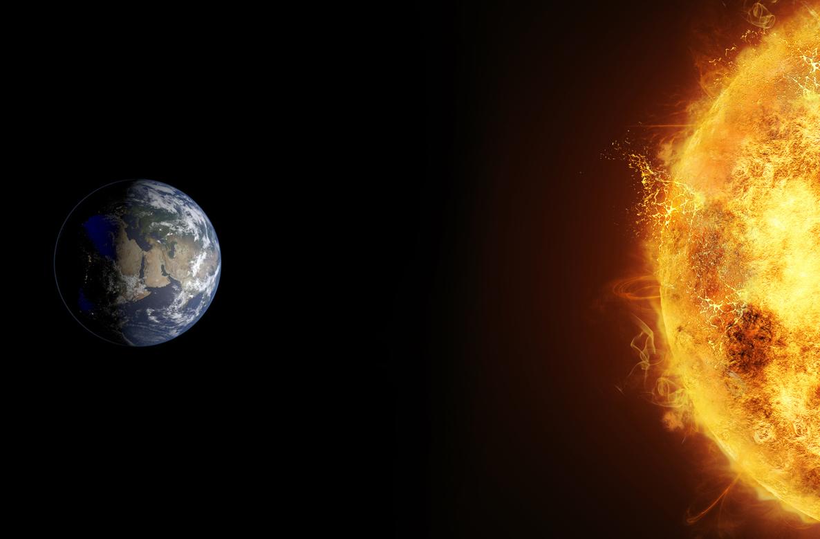 La luz del sol tarda en llegar a la Tierra aproximadamente 8 minutos