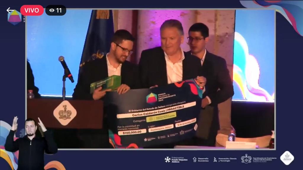 Entregan premio al Emprendedor Jalisco 2022 - ZMG Noticias