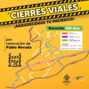 Próximo lunes comienza rehabilitación de la avenida Pablo Neruda en Guadalajara - ZMG Noticias
