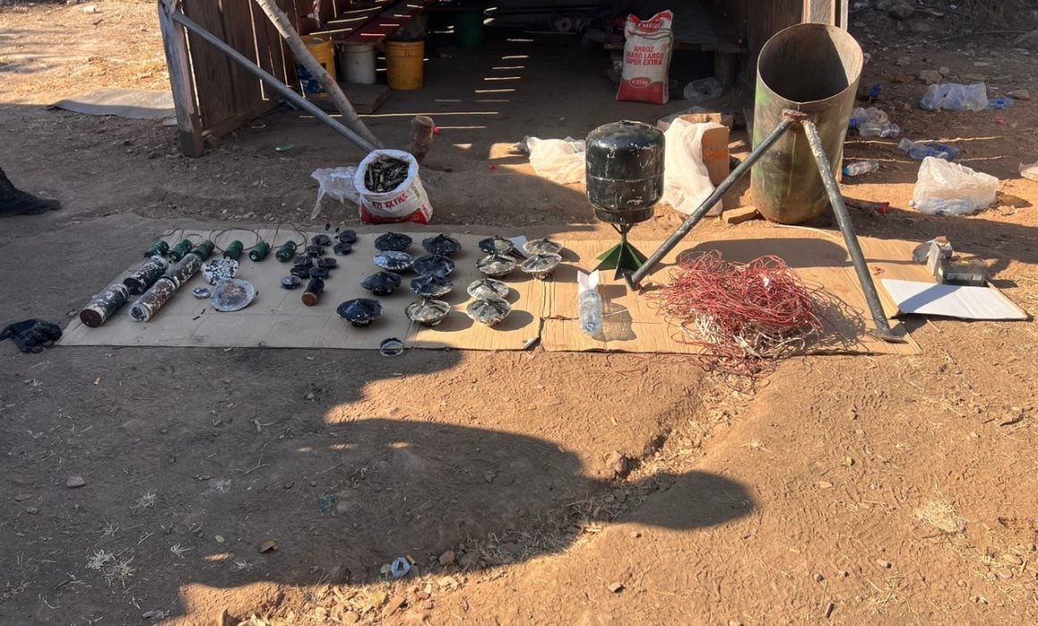 Localizan en Quitupan 50 explosivos artesanales
