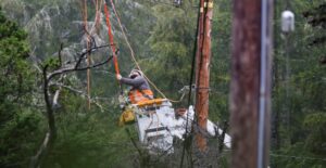 60 mil personas sin luz por tormenta que provocó lluvias y nevadas en California