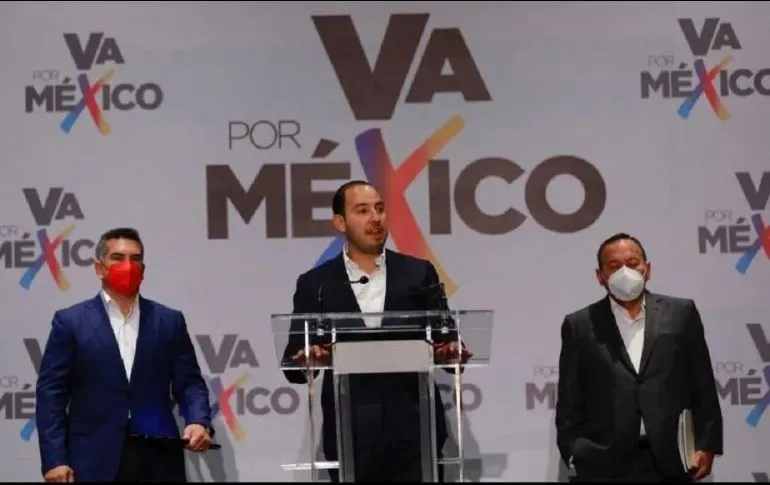 Va por México: PRI, PAN y PRD irán en coalición en Coahuila y Edomex