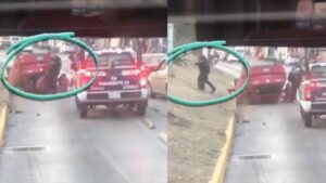 Policía ‘desparece’ maleta de accidente vial en Ecatepec