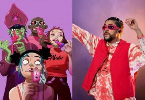 Líder de Gorillaz cautivado con la voz de Bad Bunny
