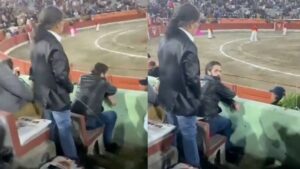 Hombre orina en su lugar sin importarle nada