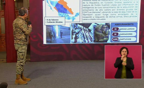 La 'guarida' de Ovidio Guzmán: aseguran casa y arsenal de 'Los Menores' en Sinaloa