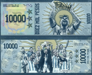 Messi podría aparecer en billete de 10 mil pesos argentinos - ZMG Noticias