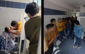 Joven “aspiracionista” emprende barbería en baño de su escuela