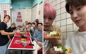 Super Junior disfruta unos taquitos y convive con fans en calles de CDMX