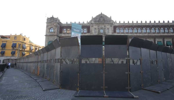 Vallas metálicas en Palacio Nacional se pusieron porque “la derecha es muy violenta”: AMLO - ZMG Noticias