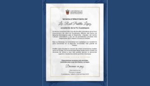 Universidad de Guadalajara lamenta muerte de su exrector, Raúl Padilla López - ZMG Noticias