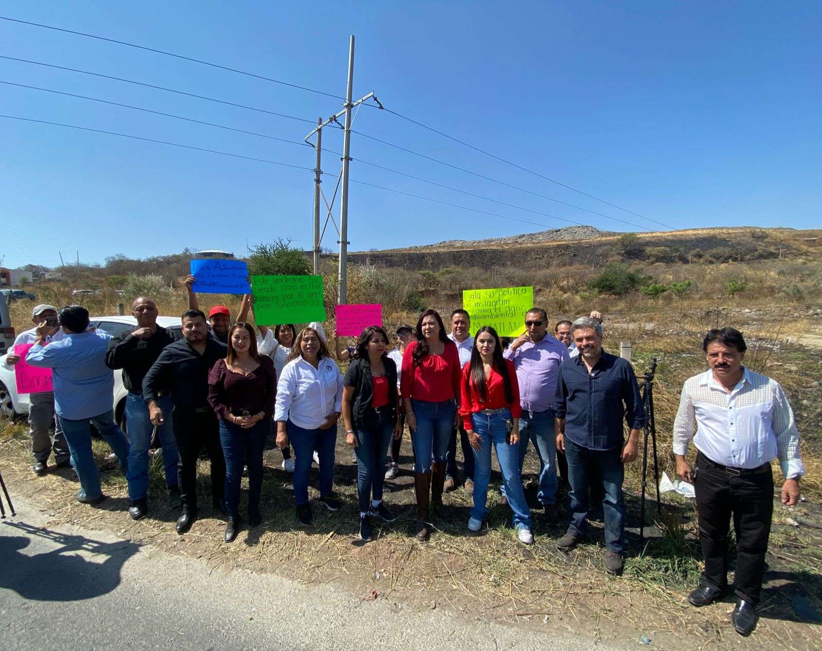 Regidores del PRI y vecinos exigen remediación inmediata al vertedero de Matatlán - ZMG Noticias