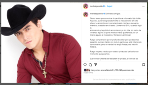 Maribel Guardia confirma la muerte de su hijo Julián - ZMG Noticias