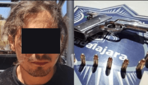 Detienen a ladrón afuera de un banco en la colonia Chapalita