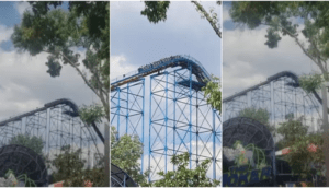 Usuarios de juego en Six Flags en CDMX se quedan varados varios minutos en las alturas