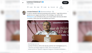 Lorenzo Córdova se dice listo “para dar las batallas que vienen” - ZMG Noticias