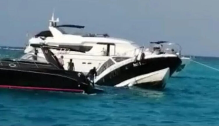Yate se hunde en Quintana Roo, por fallas mecánicas - ZMG Noticias