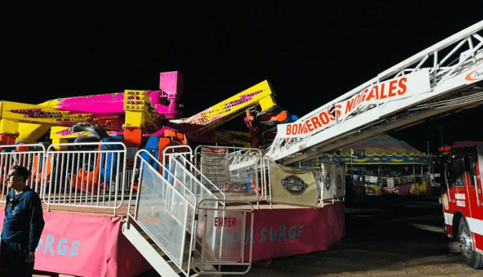 Video: Colapsa juego mecánico en Nogales, Sonora - ZMG Noticias