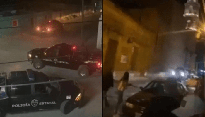 VIDEOS: Policías estatales disparan contra manifestantes en Teocaltiche, Jalisco - ZMG Noticias