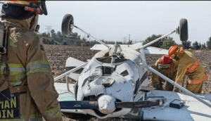 Cae avioneta de escuela de aviación en Ixtlahuacán de los Membrillos