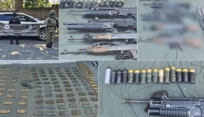 Detienen a 9 miembros del CJNG con arsenal en Michoacán - ZMG Noticias