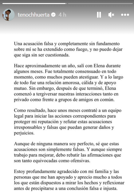 Tenoch Huerta se pronuncia tras acusación de "depredador sexual" - ZMG Noticias