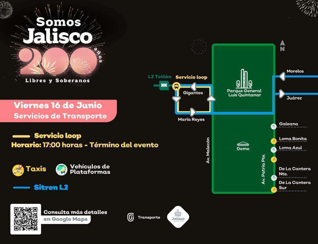 Todos a bailar al parque Luis Quintanar, pondrán transporte hasta las 12 de la noche - ZMG Noticias