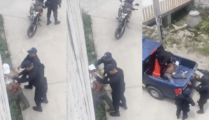 VIDEO: Policías suspendidos tras golpear y maltratar a un hombre en Hidalgo