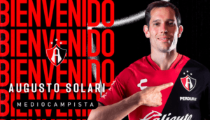 Augusto Solari es el nuevo refuerzo de los rojinegros del Atlas