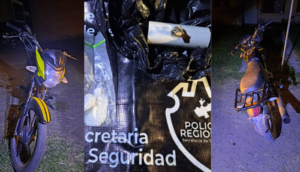 Autoridades aseguran dos motocicletas, un artefacto explosivo y drogas en Los Altos
