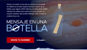 La NASA te invita a enviar tu nombre a la luna de Júpiter