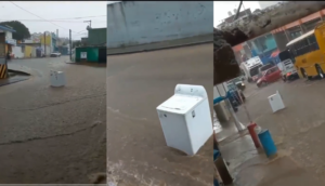 Una lavadora, la competencia del tinaco de Guadalajara